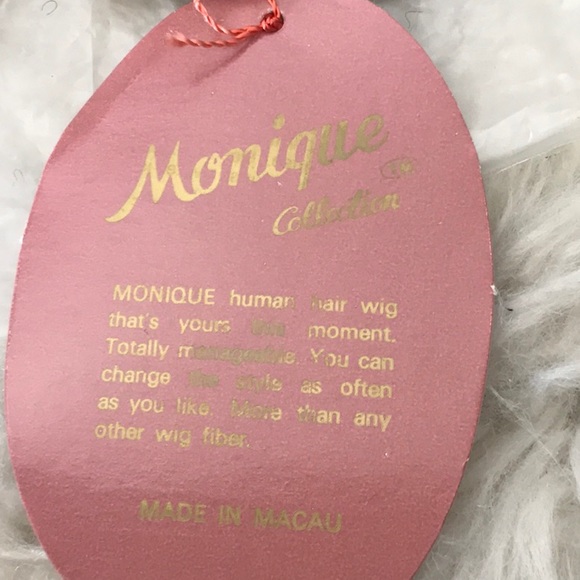 NWT Monique TEENIE WEENIE Round Cap Doll Wig SZ 9-10 100% HUMAN HAIR, Short Bob - Picture 5 of 7